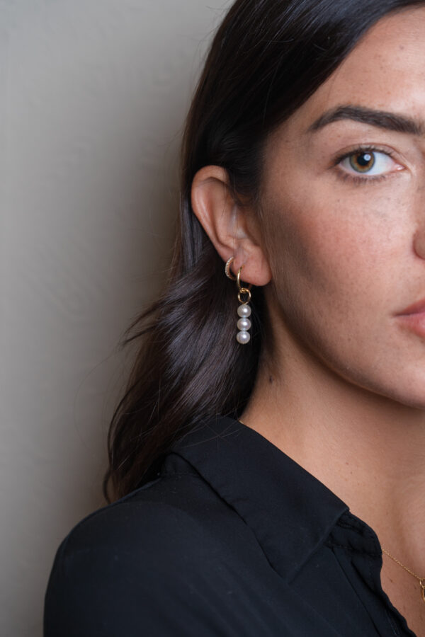 Ear cuff con diamantes - Imagen 2