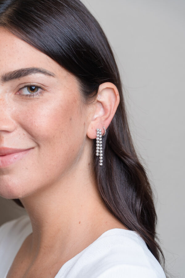 Ear cuff con diamantes - Imagen 3