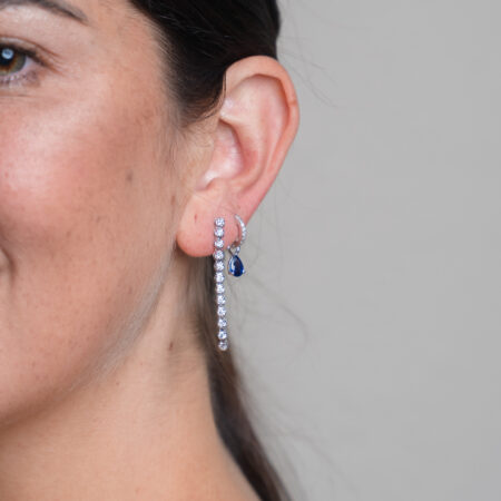 Pendiente riviere 0.66ct