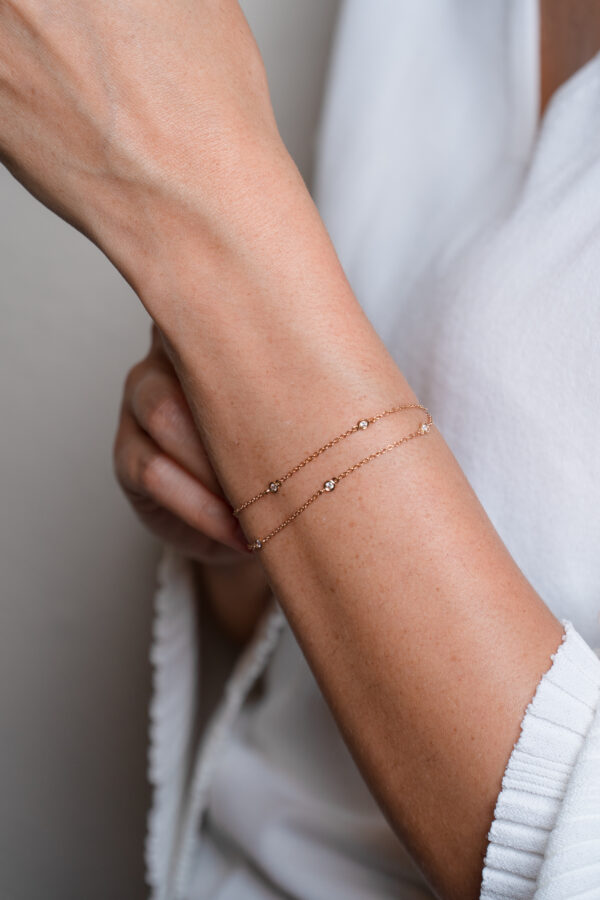 Pulsera cadena boquitas